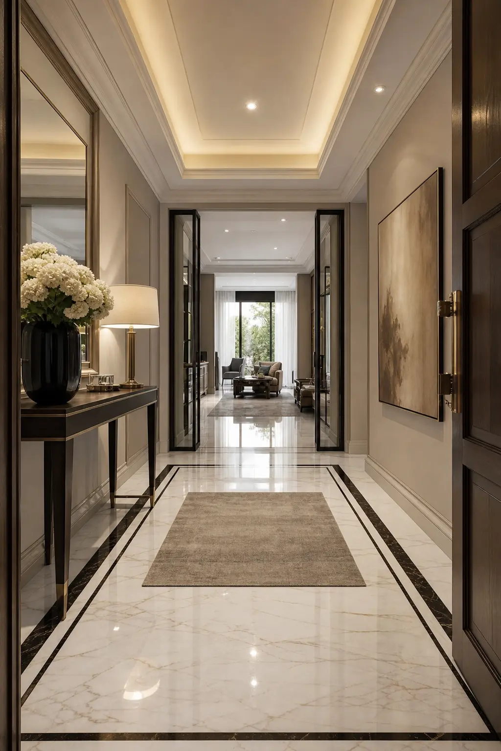 Modern Luxury Hallway Interior Ideas
