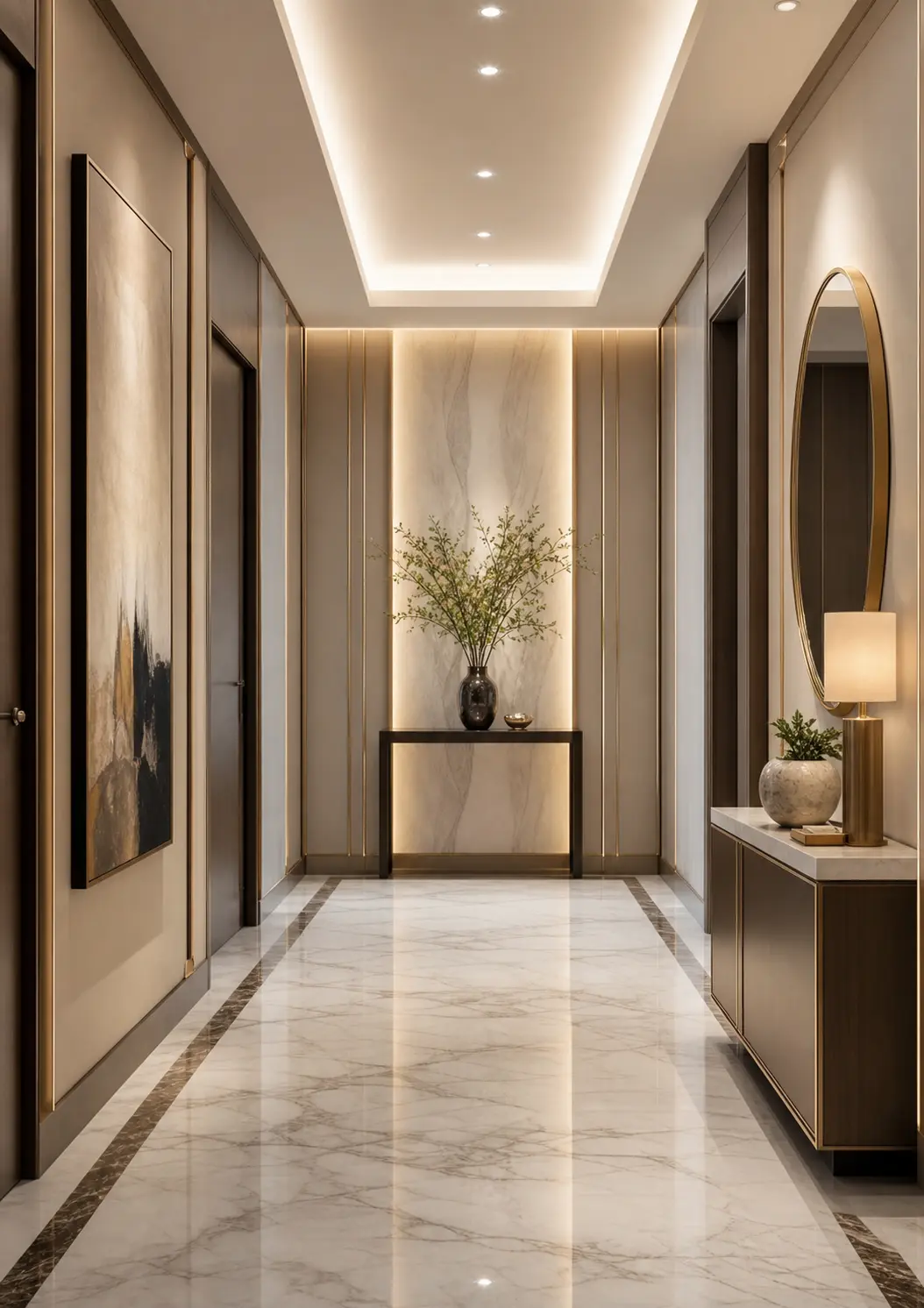 Modern Luxury Hallway Interior Ideas
