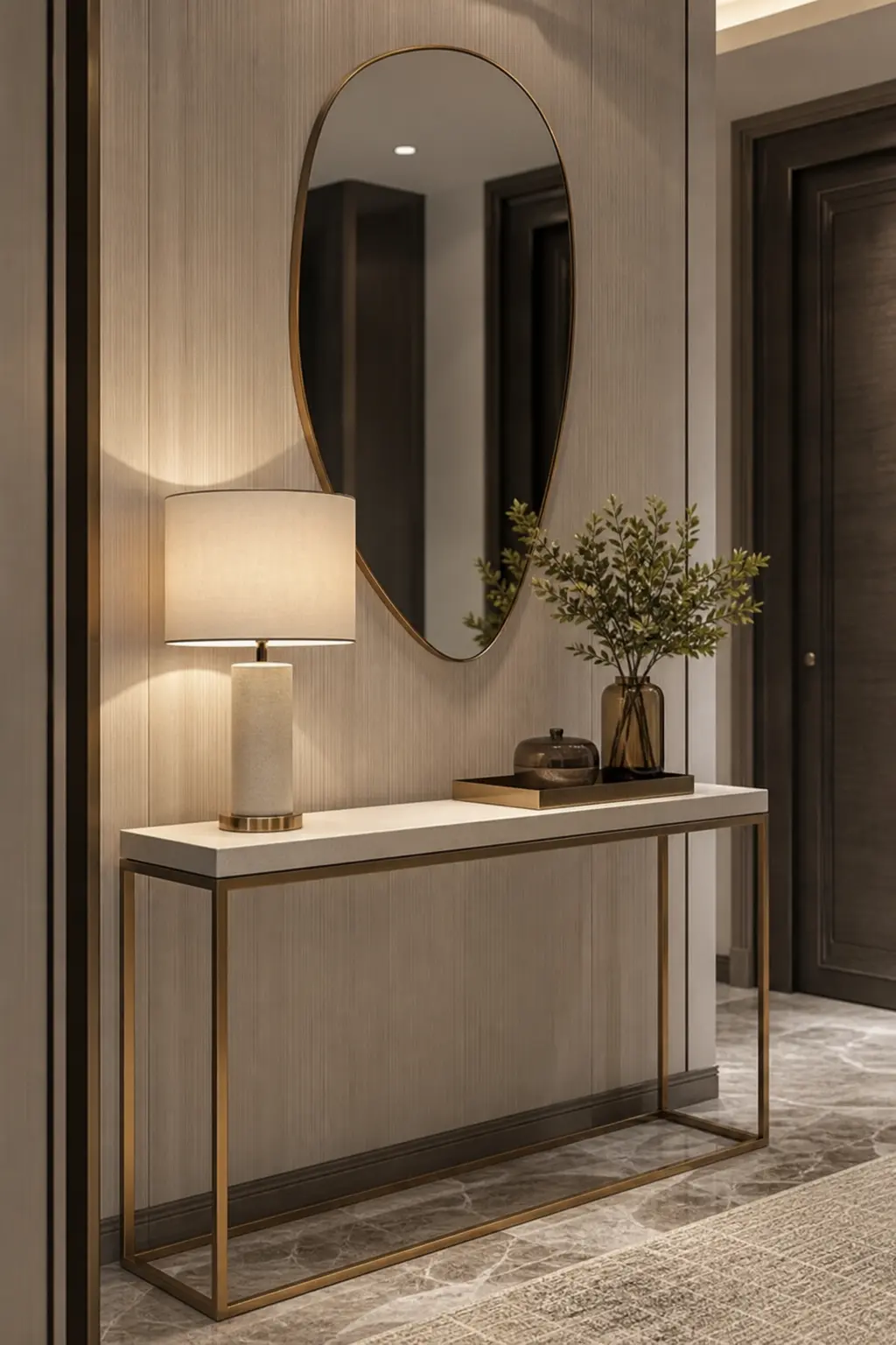 Modern Entryway Console Table Decor Ideas