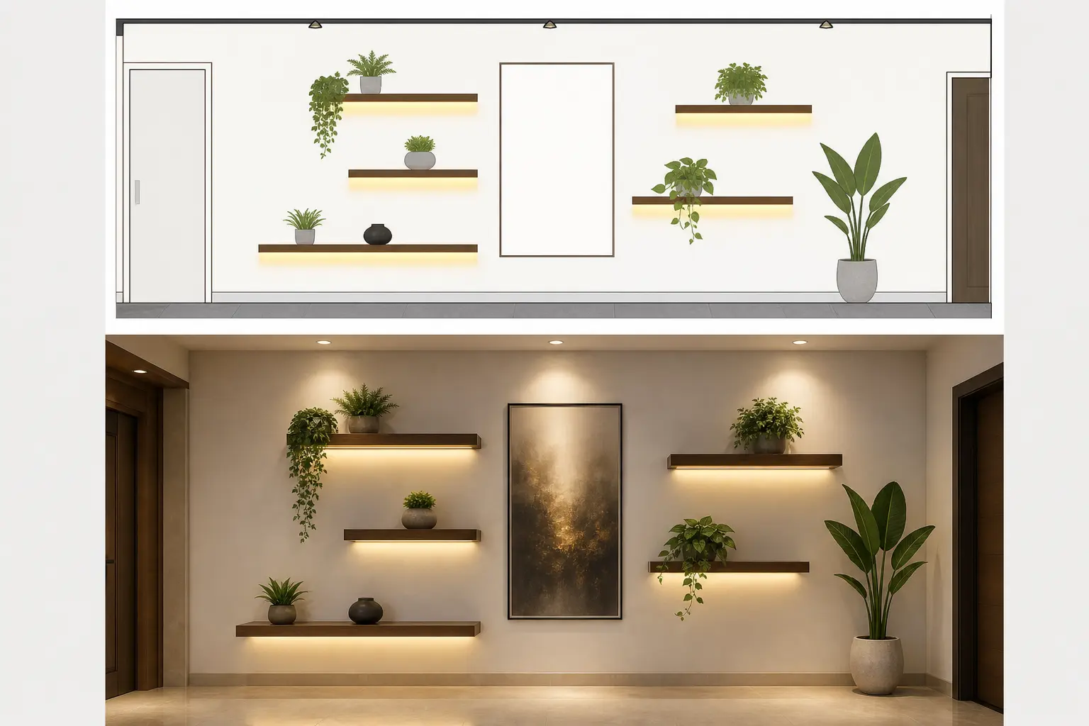 Modern Hallway Wall Decor Ideas