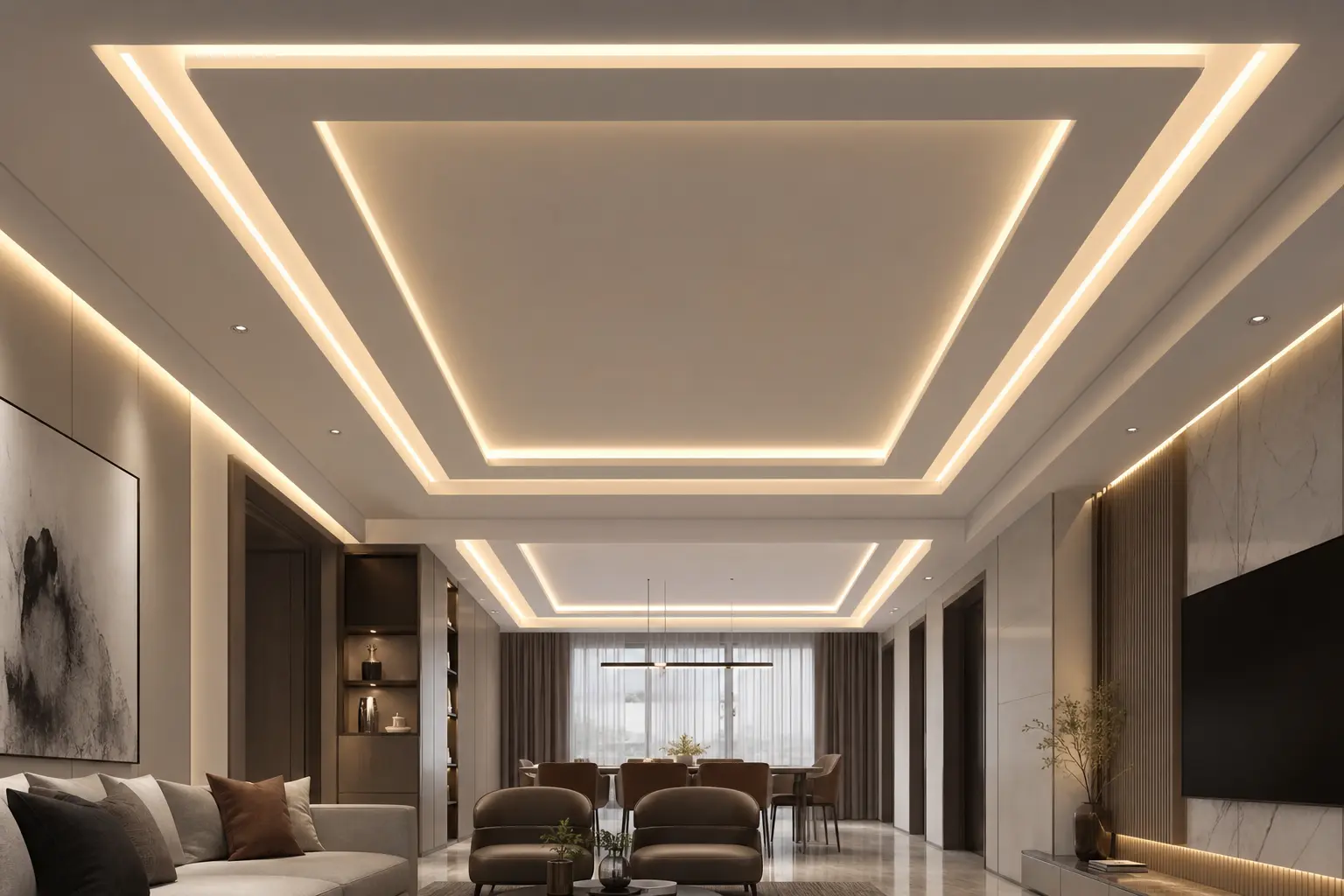Modern Minimalist False Ceiling Design Ideas