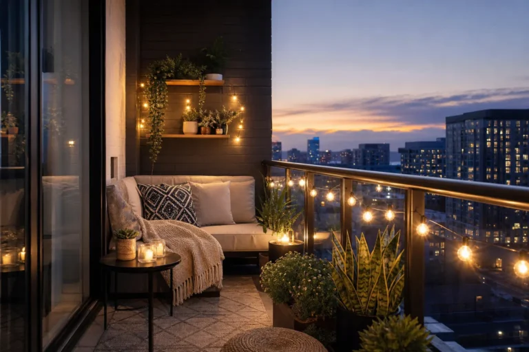 Modern Apartment Balcony Decorating