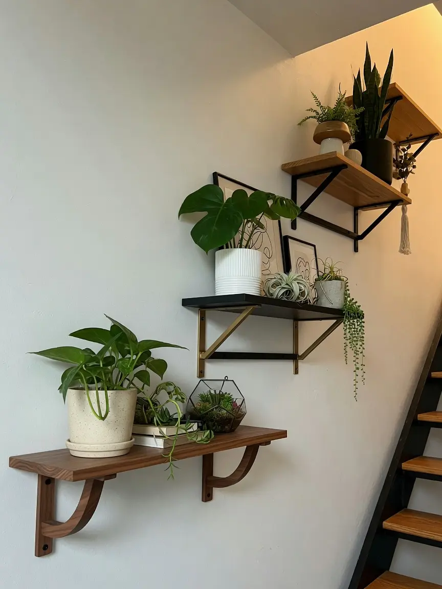 Modern Wall Mounted Plant Shelf Ideas