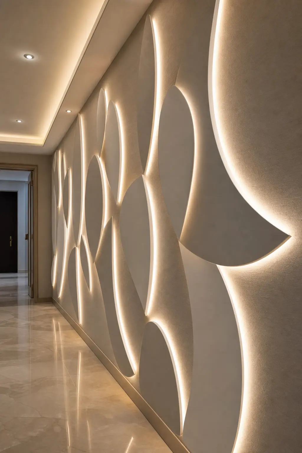 Modern Hallway Accent Wall Ideas