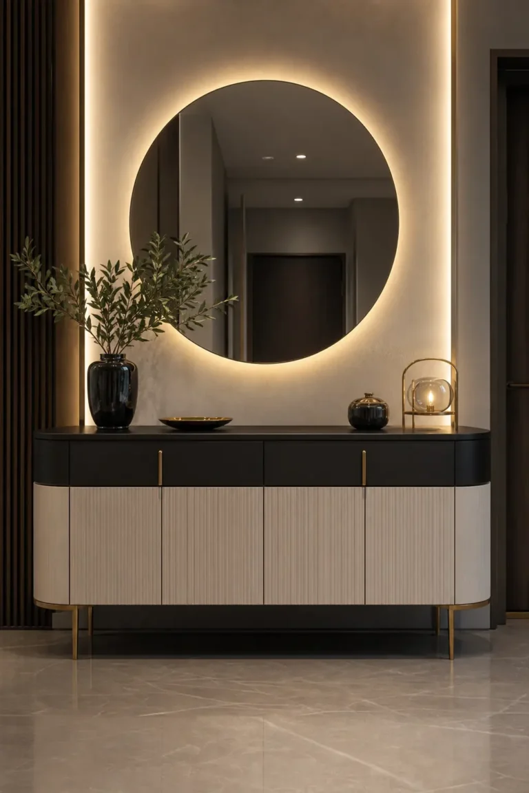 Modern Hallway Entryway Console Table Ideas