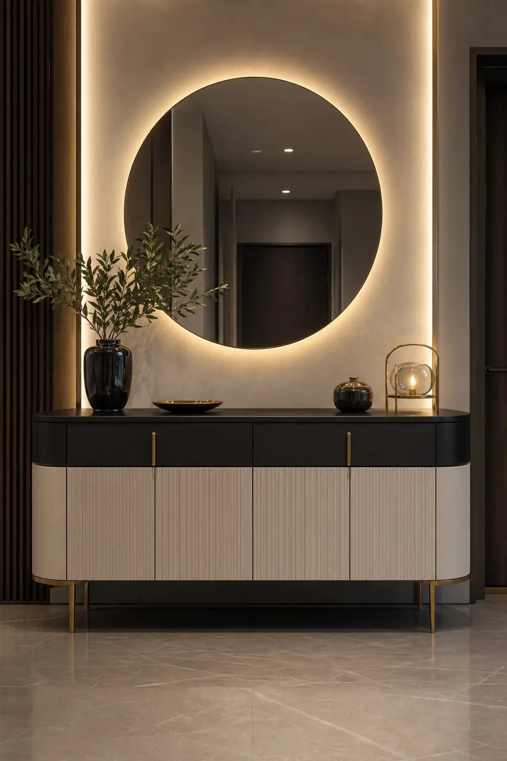 Modern Hallway Entryway Console Table Ideas