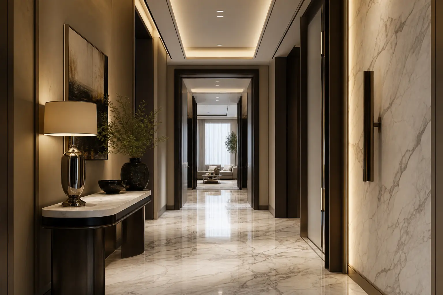 Modern Luxury Hallway Interior Ideas