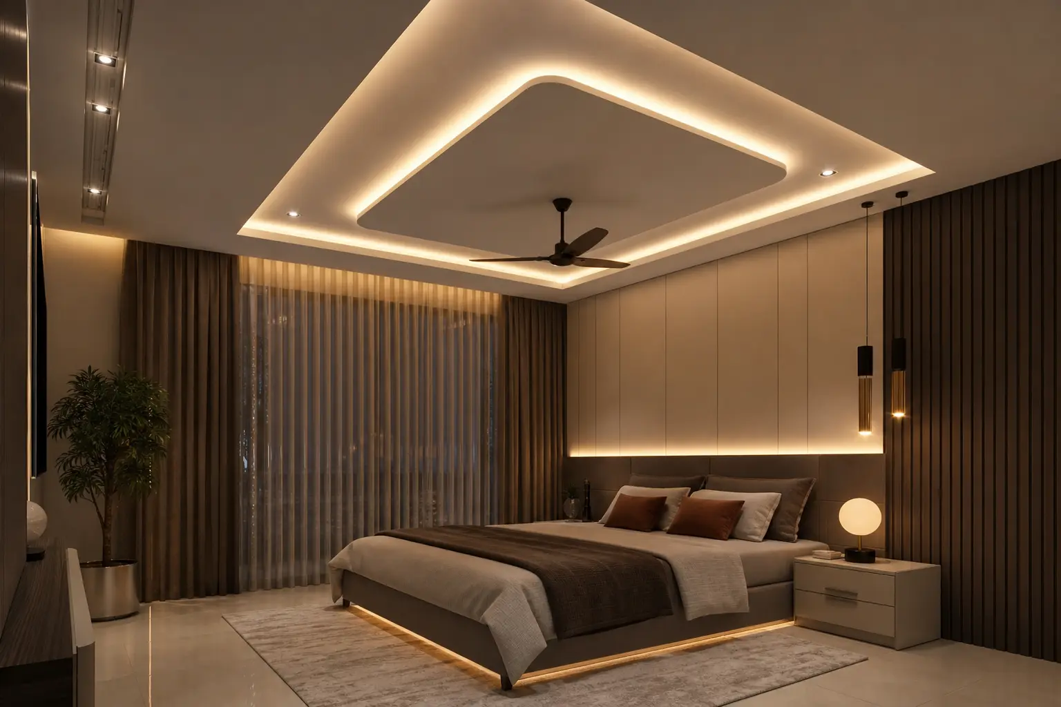 Modern Bedroom False Ceiling Design Ideas
