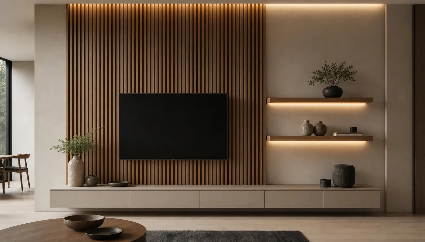 Modern Wooden Slat Wall Decor Ideas