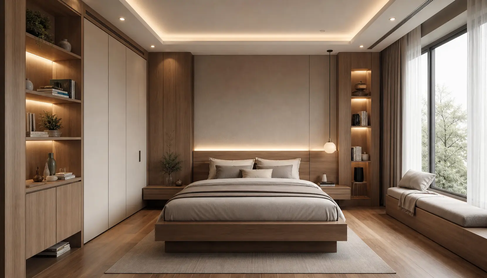 Modern Wooden Bedroom Design Ideas