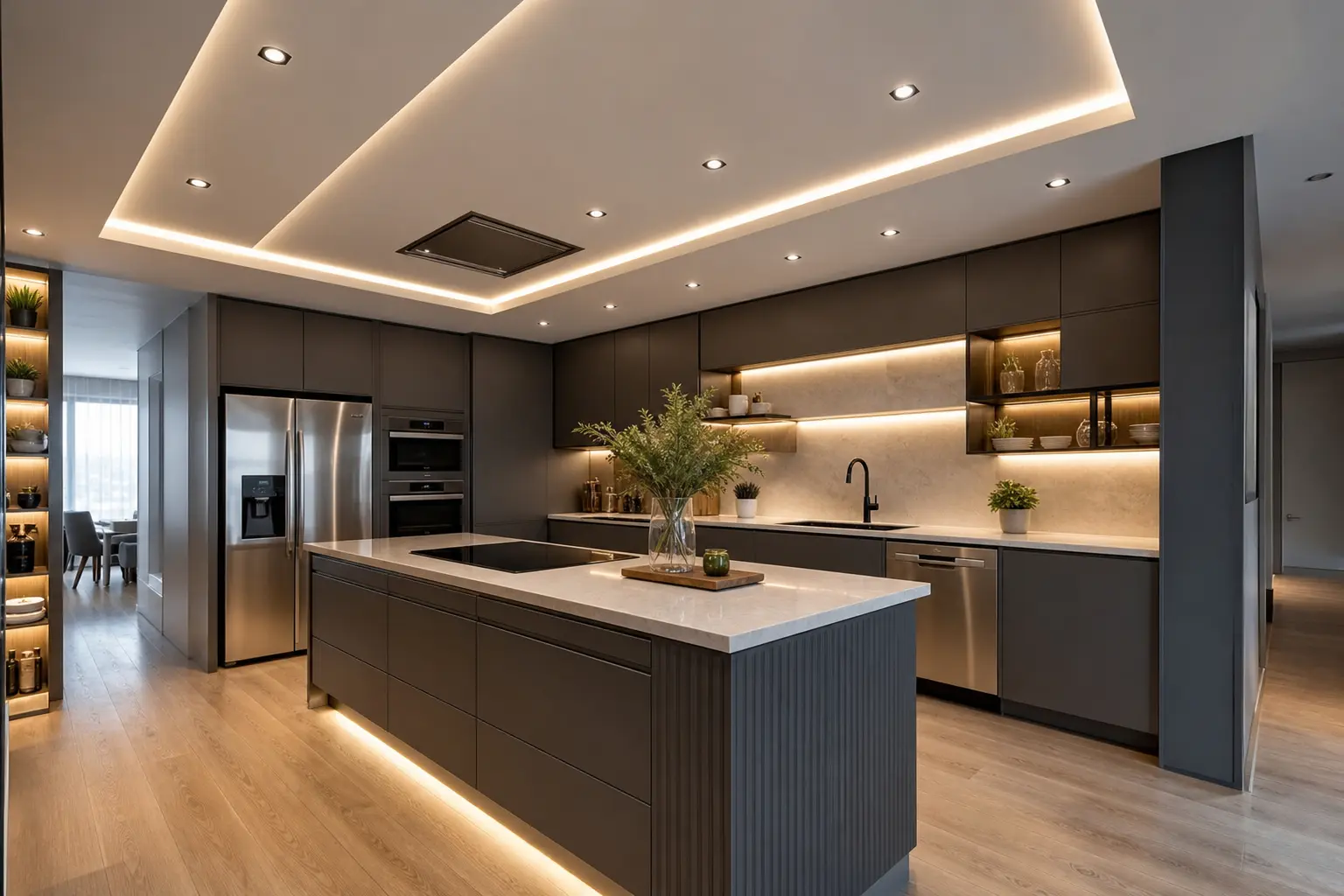 Modern Kitchen False Ceiling Design Ideas