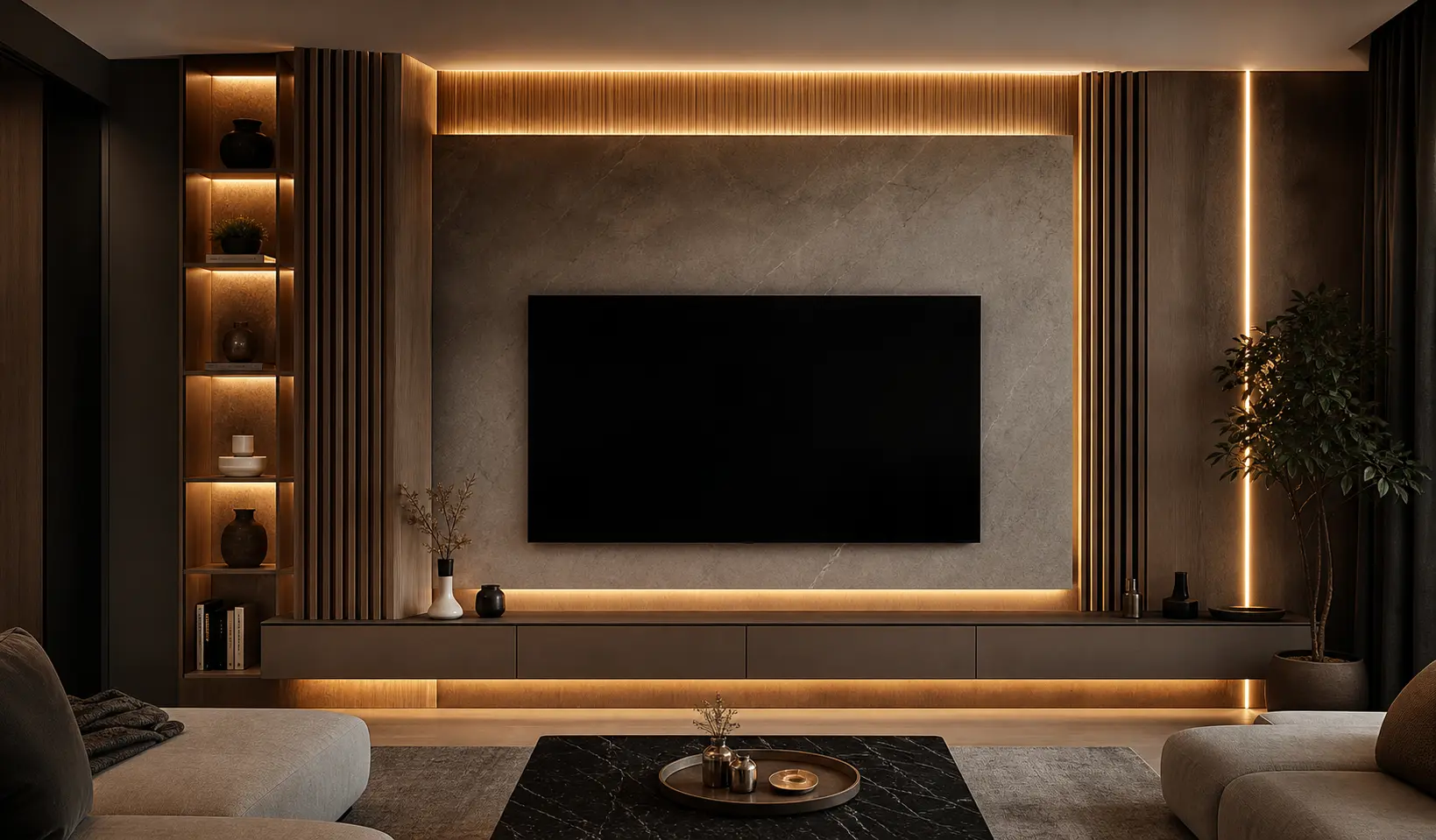 Modern TV Wall Design