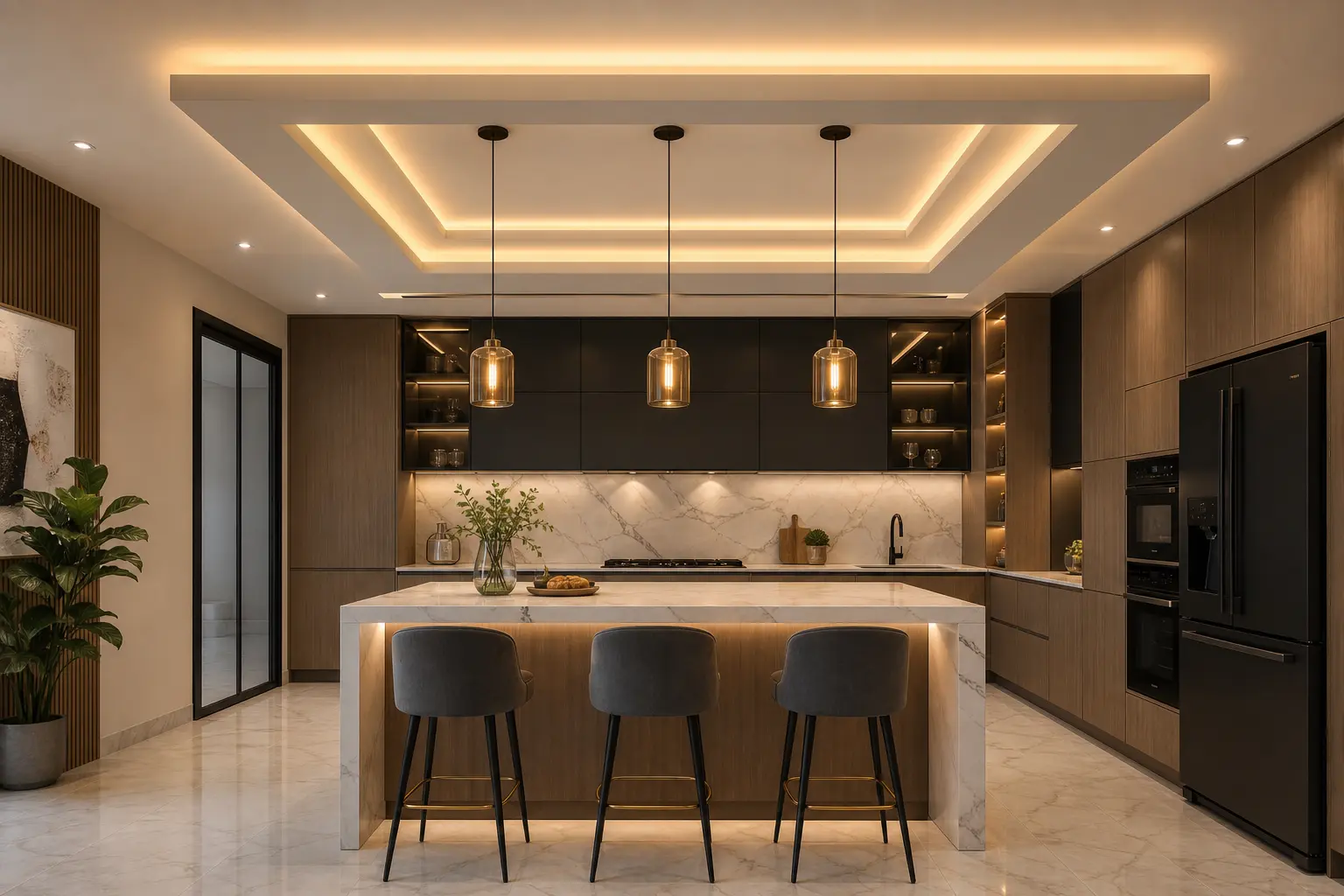 Modern Kitchen False Ceiling Design Ideas