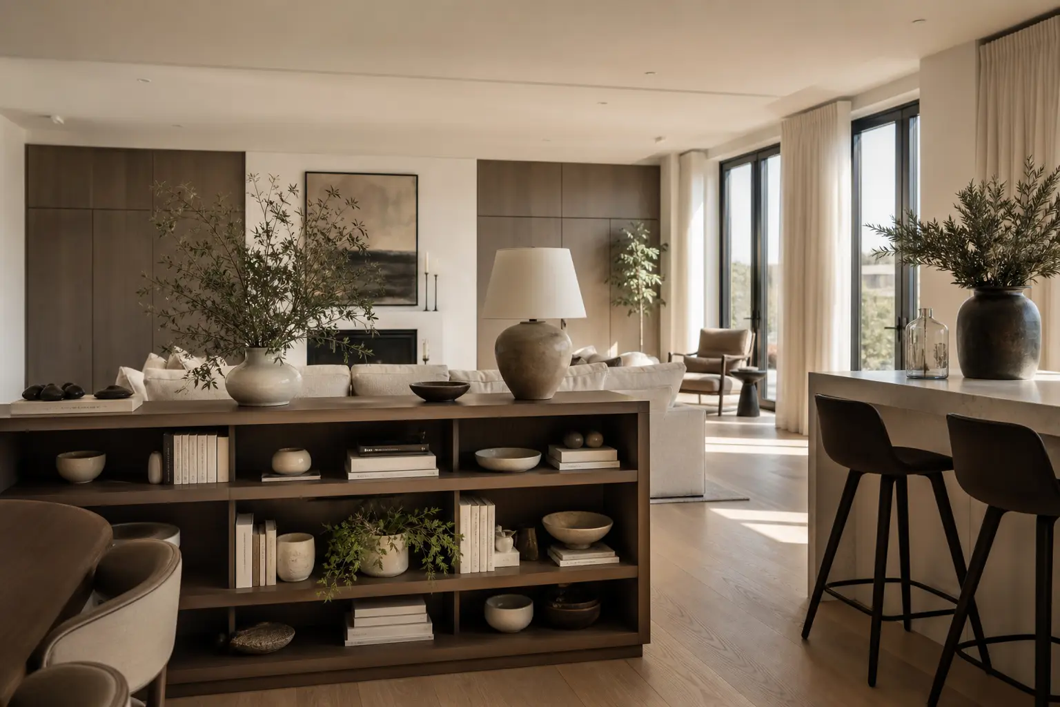 Modern Open Concept Living Room Design Ideas