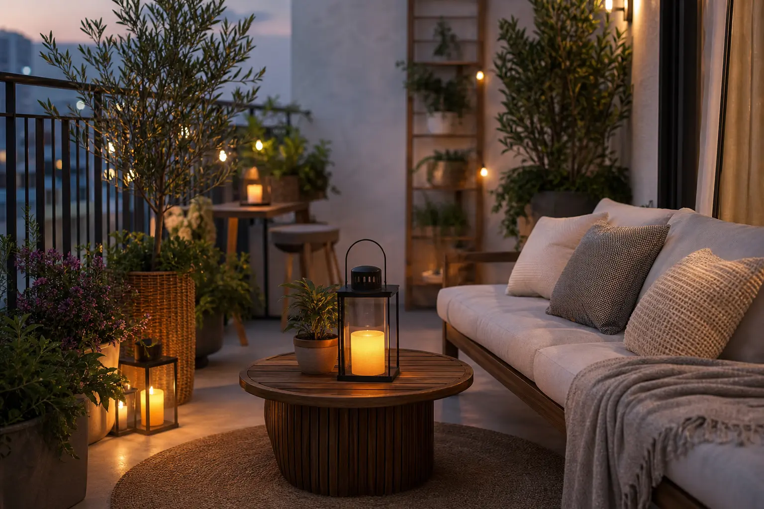 Cozy Modern Balcony Decor Ideas