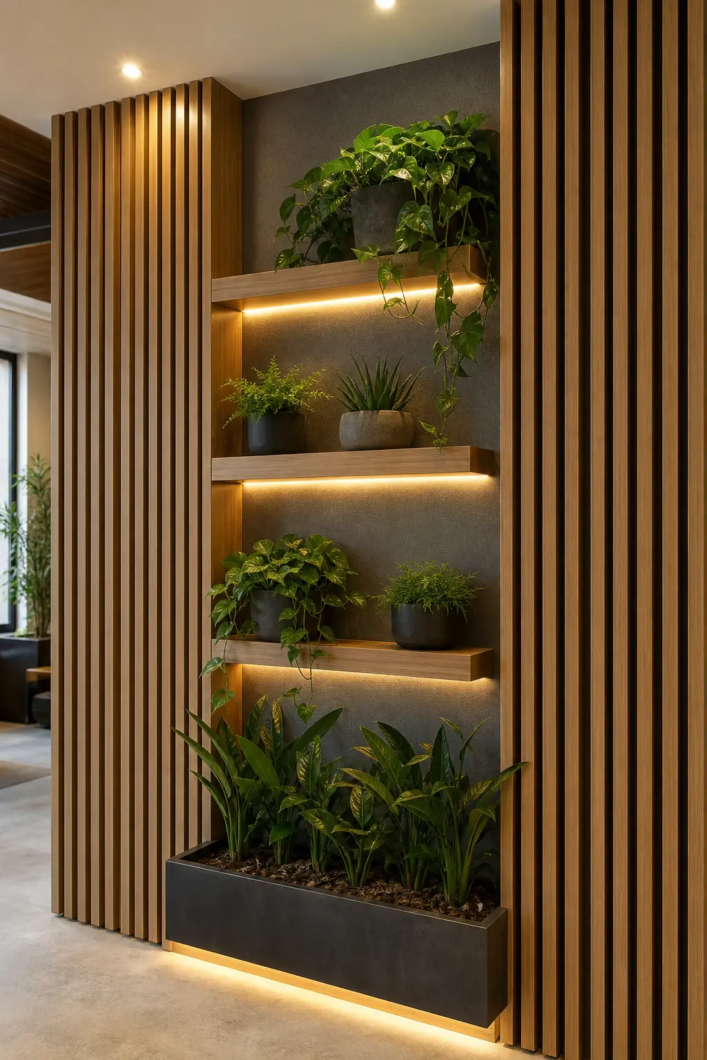 Modern Indoor Plant Wall Ideas