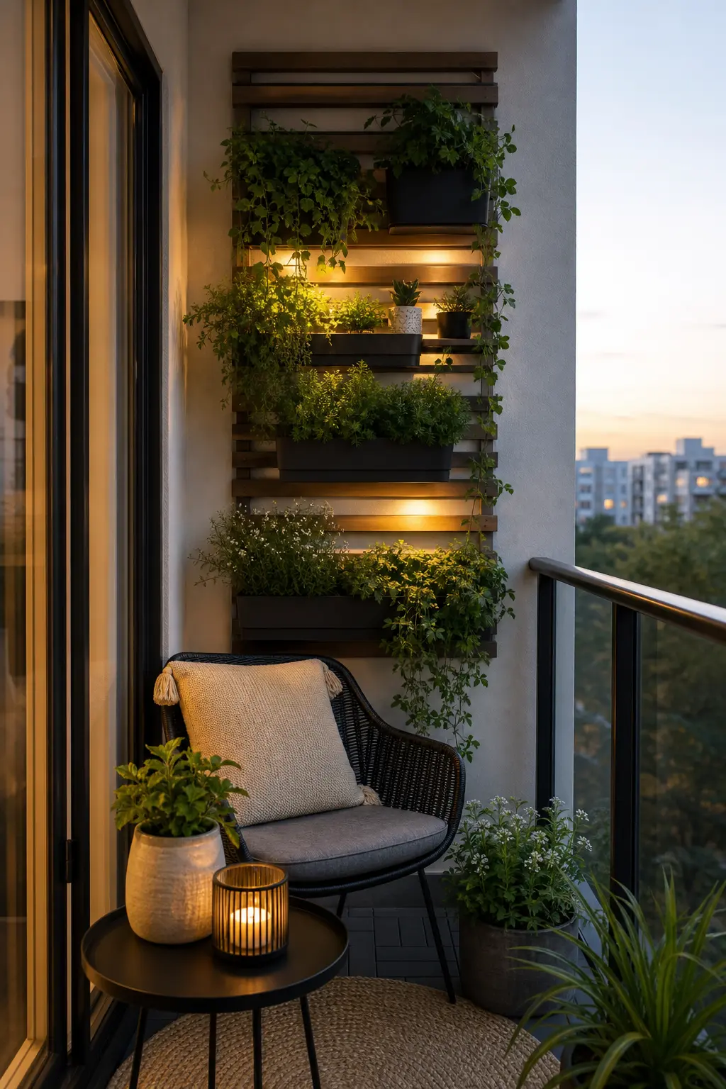 Modern Apartment Balcony Decorating