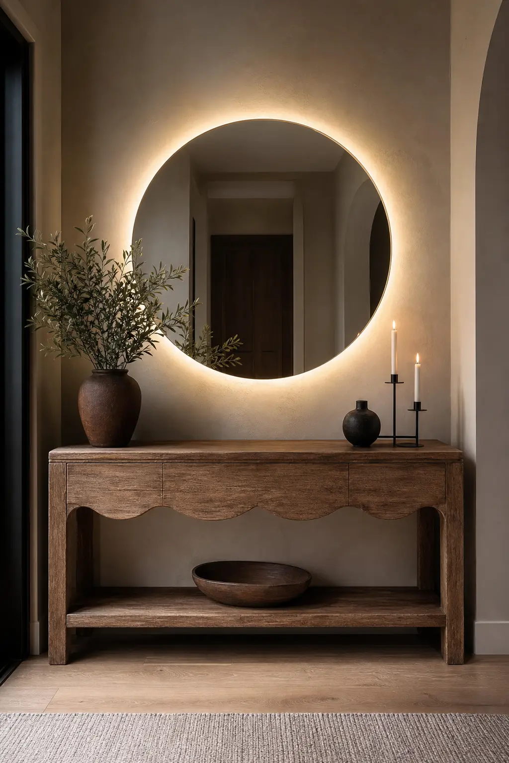 Modern Hallway Entryway Console Table Ideas