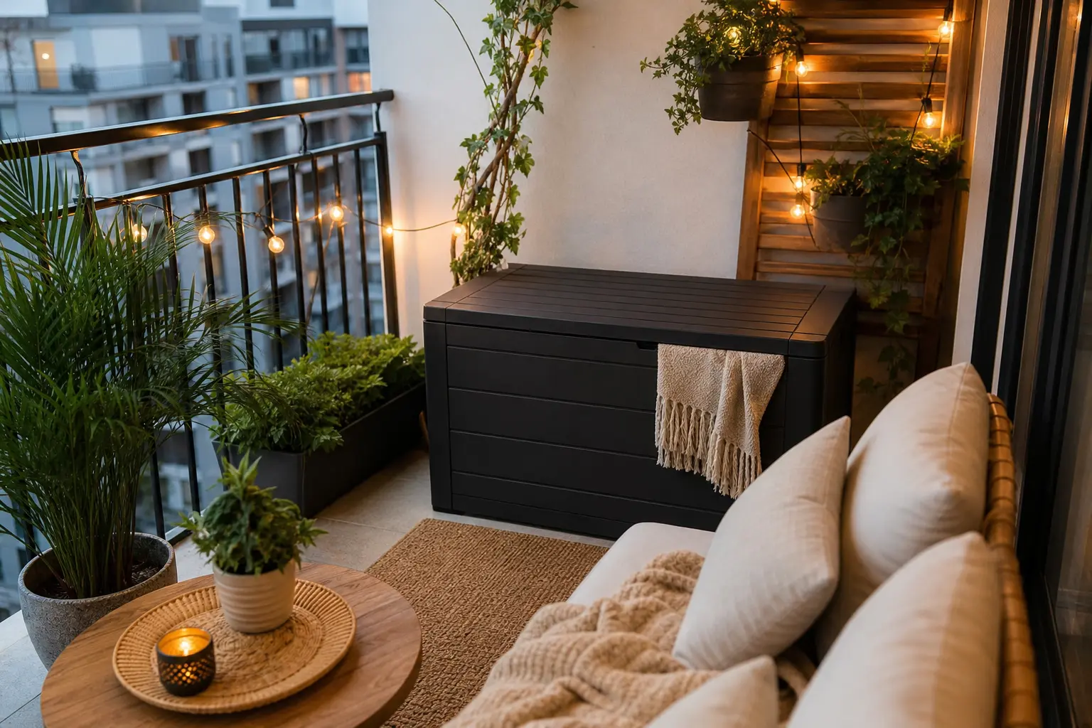 Modern Apartment Balcony Decorating