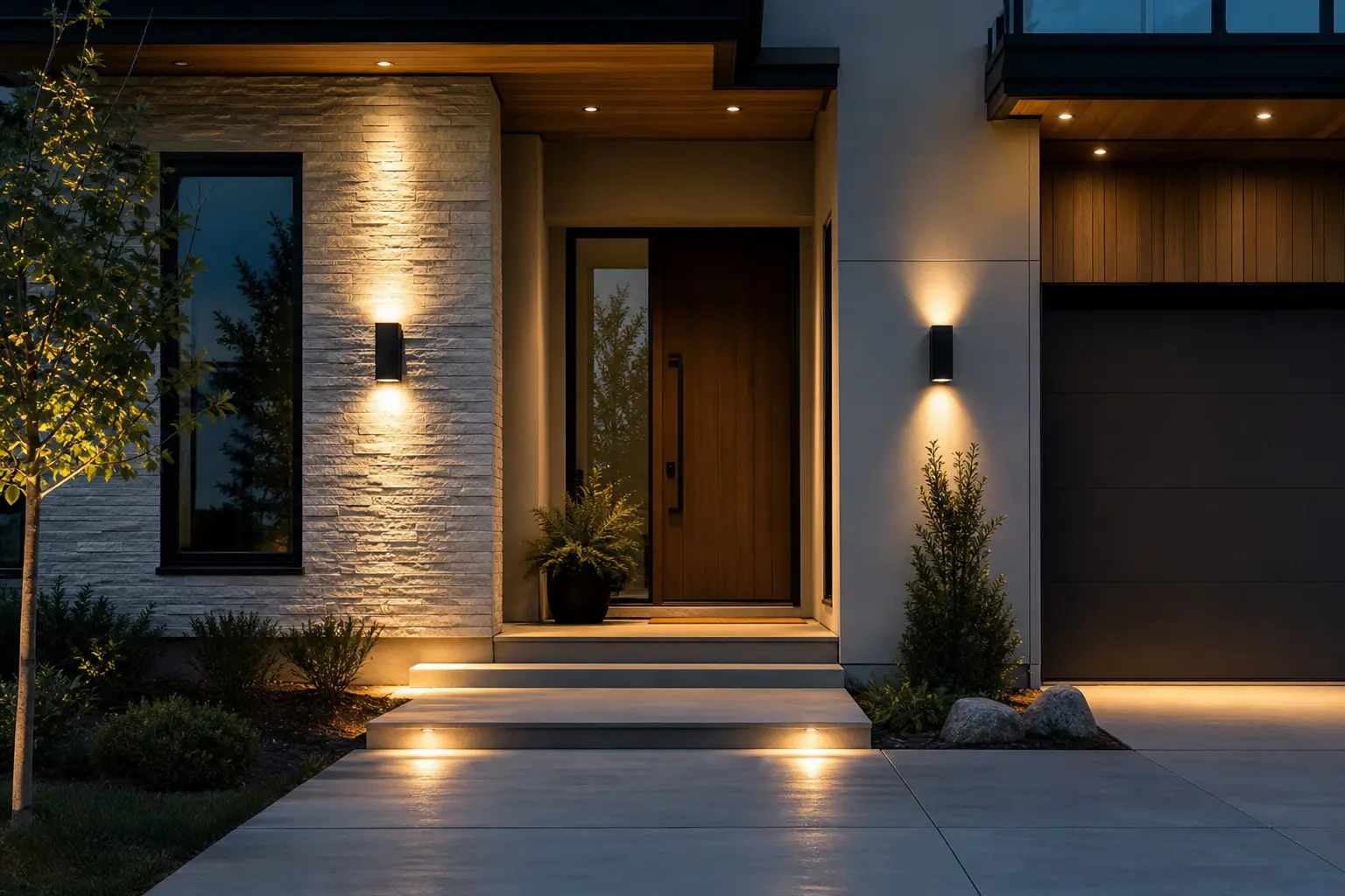 Modern Outdoor Wall Lighting Ideas
