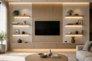 10 Modern Scandinavian TV Wall Design Ideas | Minimalist Living Room Inspiration