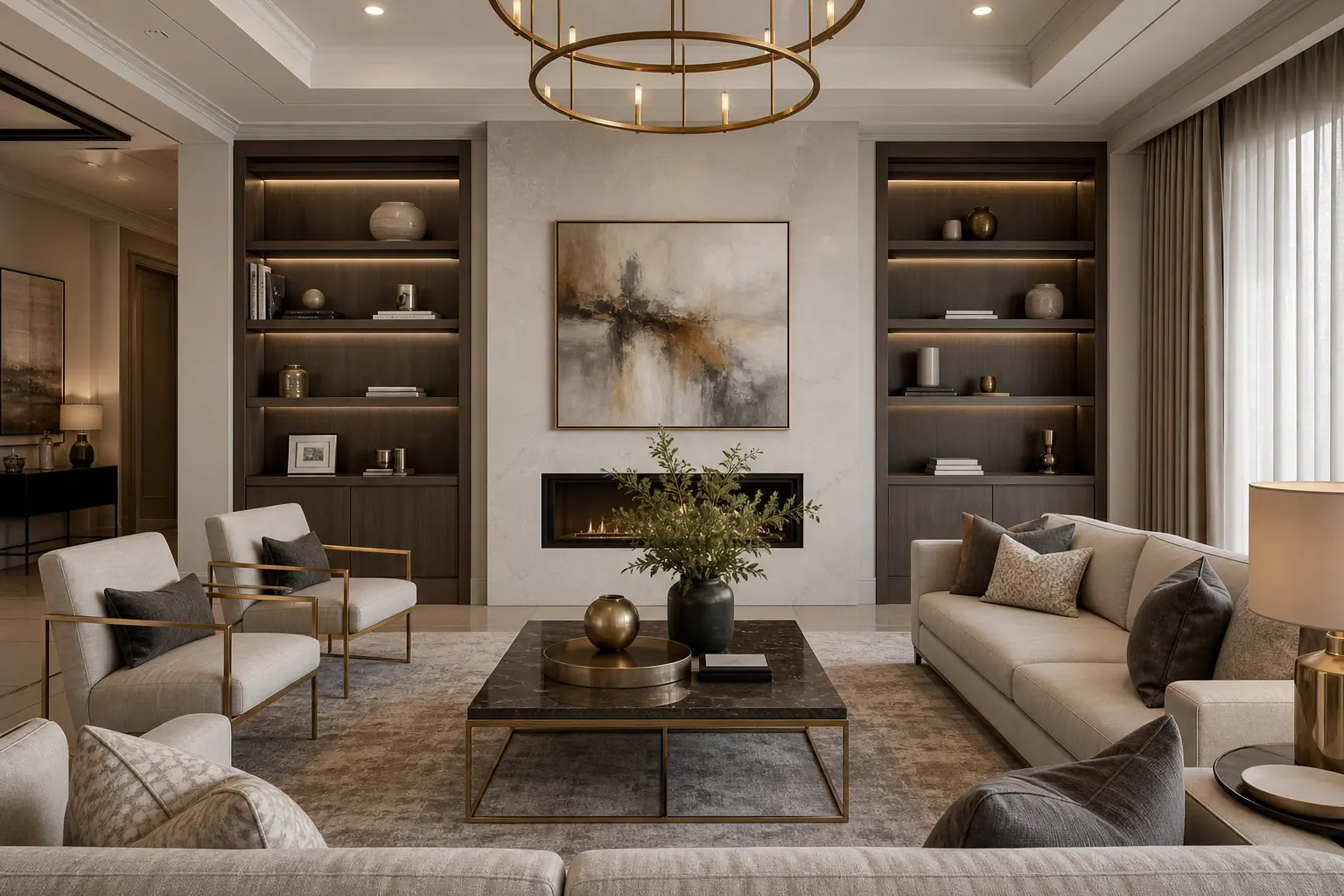 Modern Luxury Living Room Design