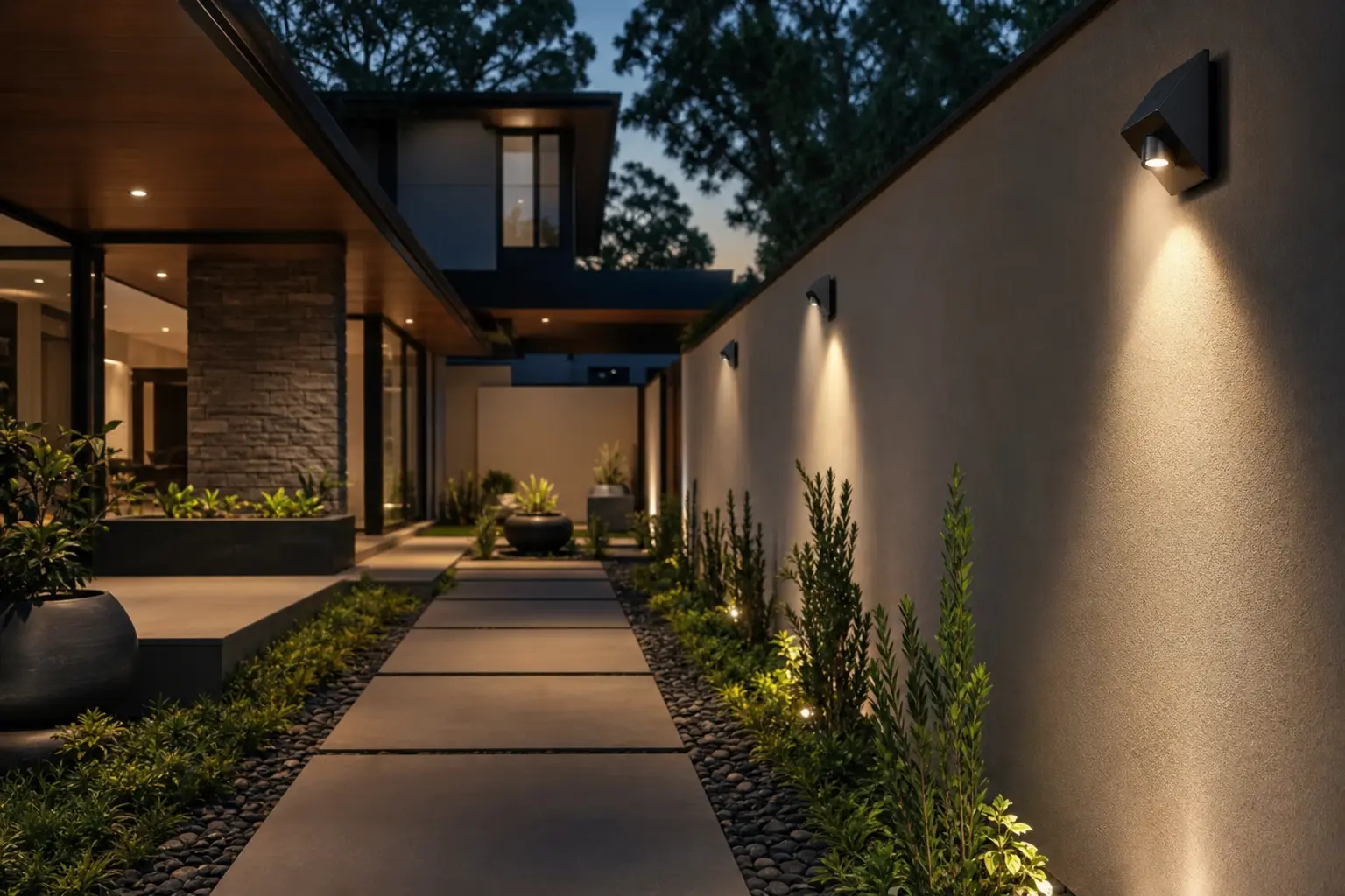 Modern Outdoor Wall Lighting Ideas