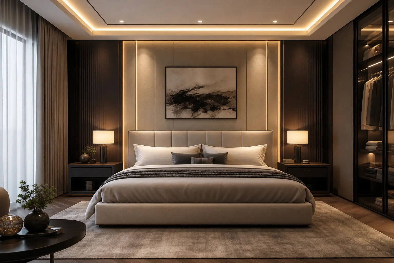 Modern Luxury Master Bedroom Interior Design Ideas