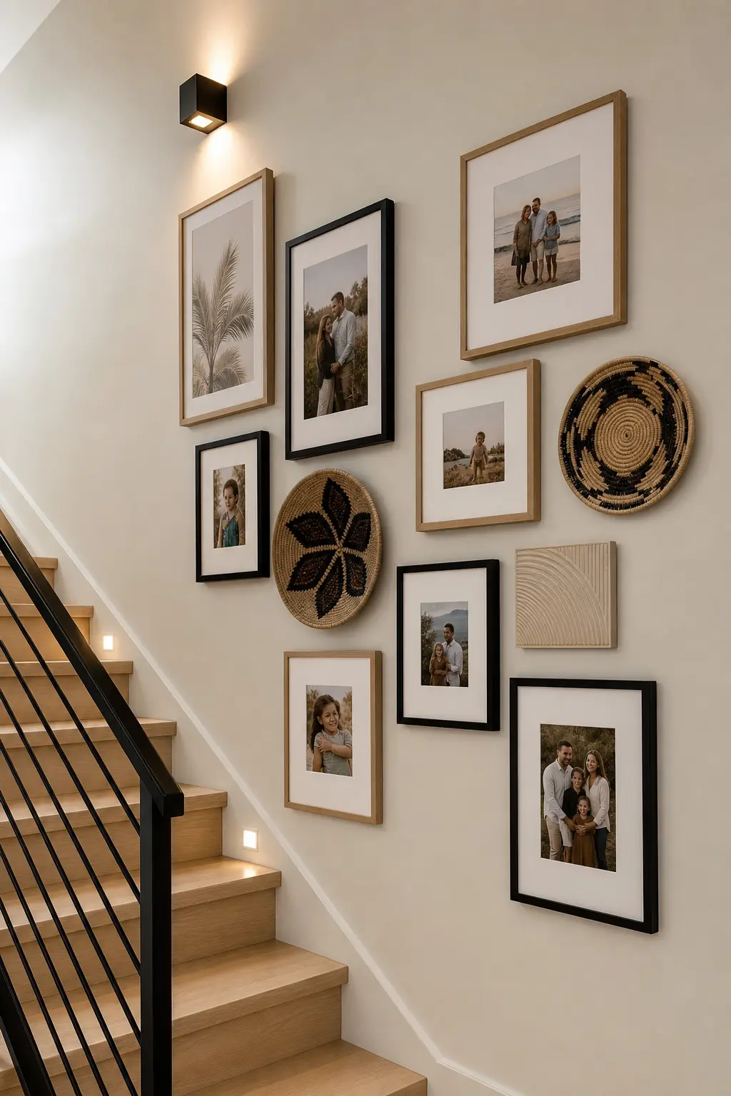 Modern Staircase Gallery Wall Ideas