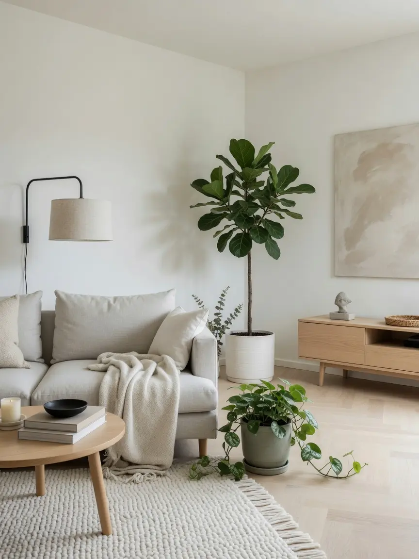 Modern Scandinavian Living Room Interior Design Ideas