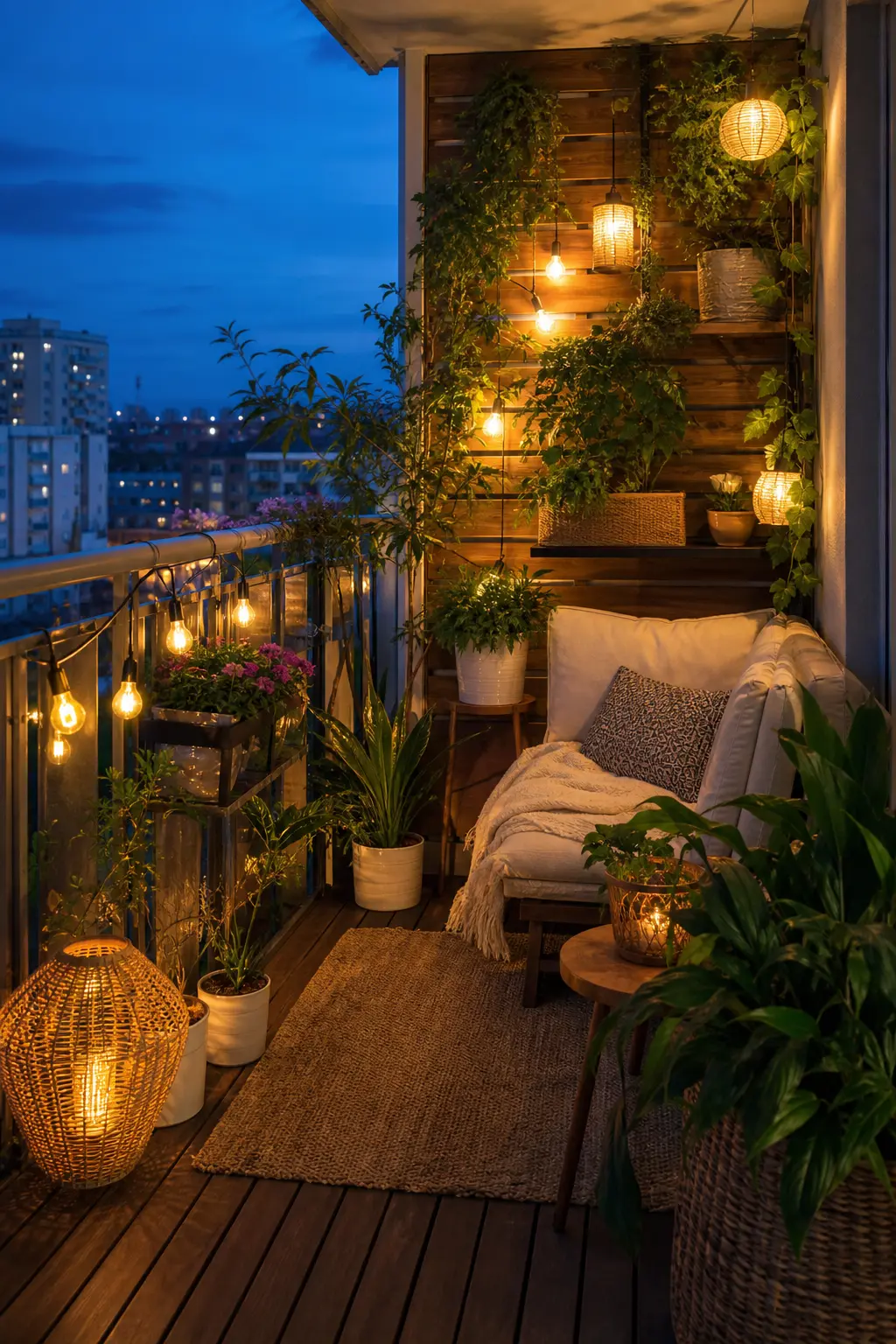 Small Cozy Apartment Balcony Decor Ideas