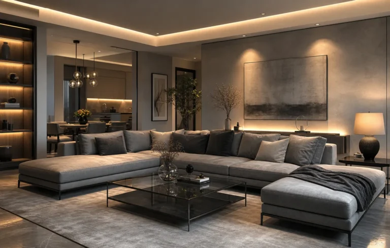 Modern Grey Living Room Decor Ideas
