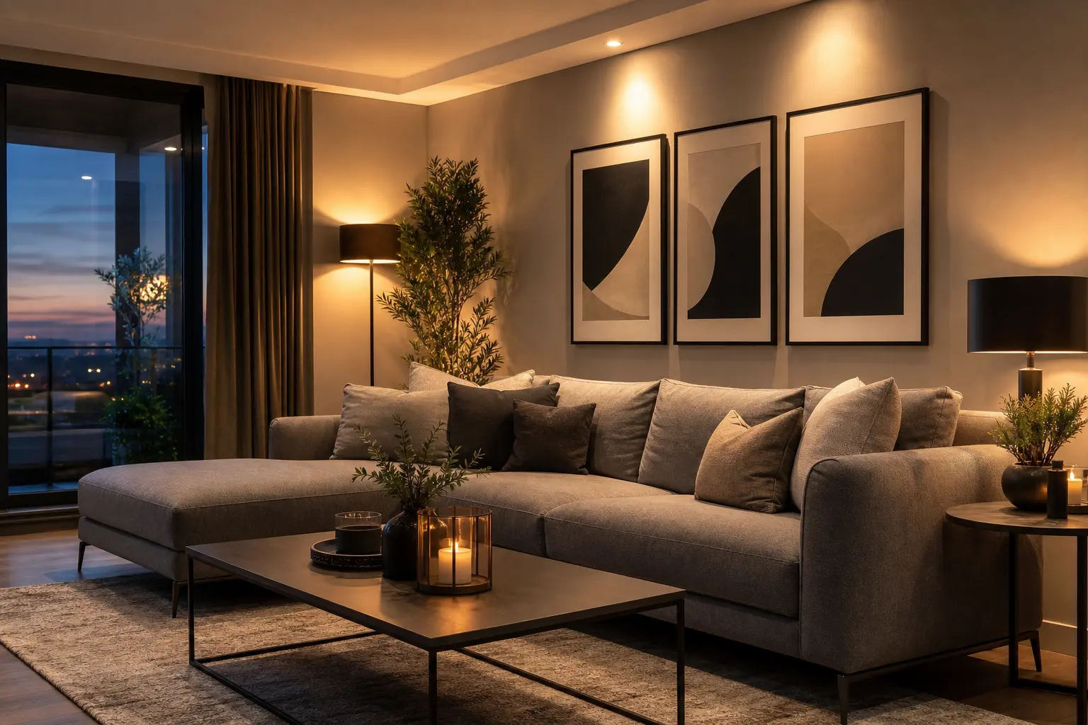 Modern Living Room Decor Ideas With Gray Sofas