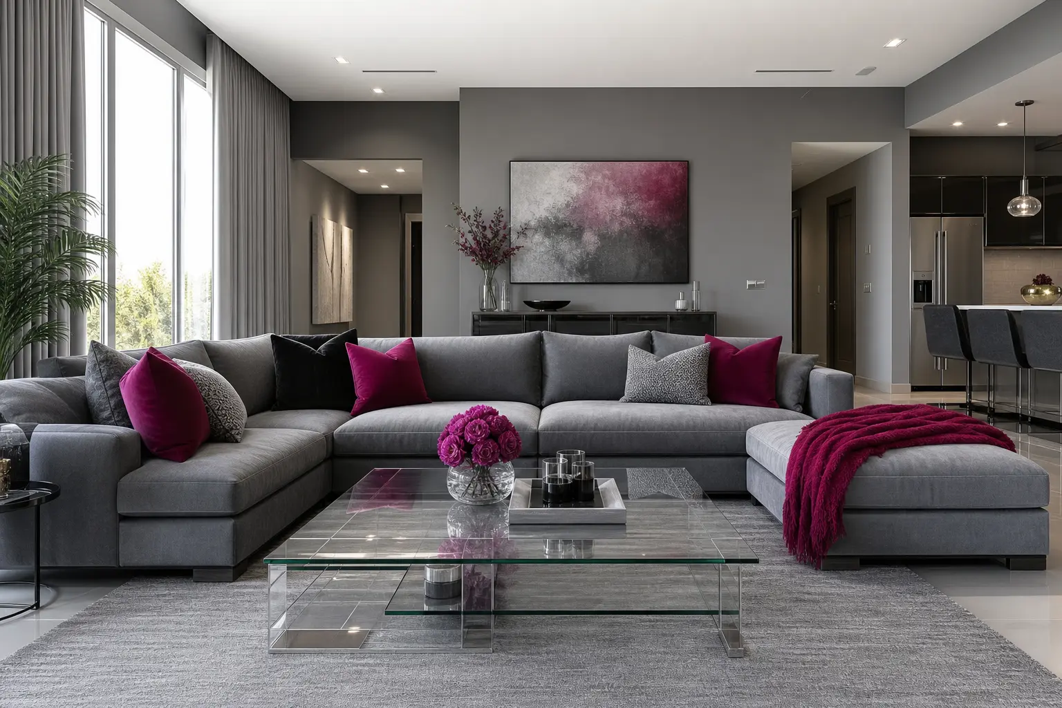 Modern Grey Living Room Decor Ideas