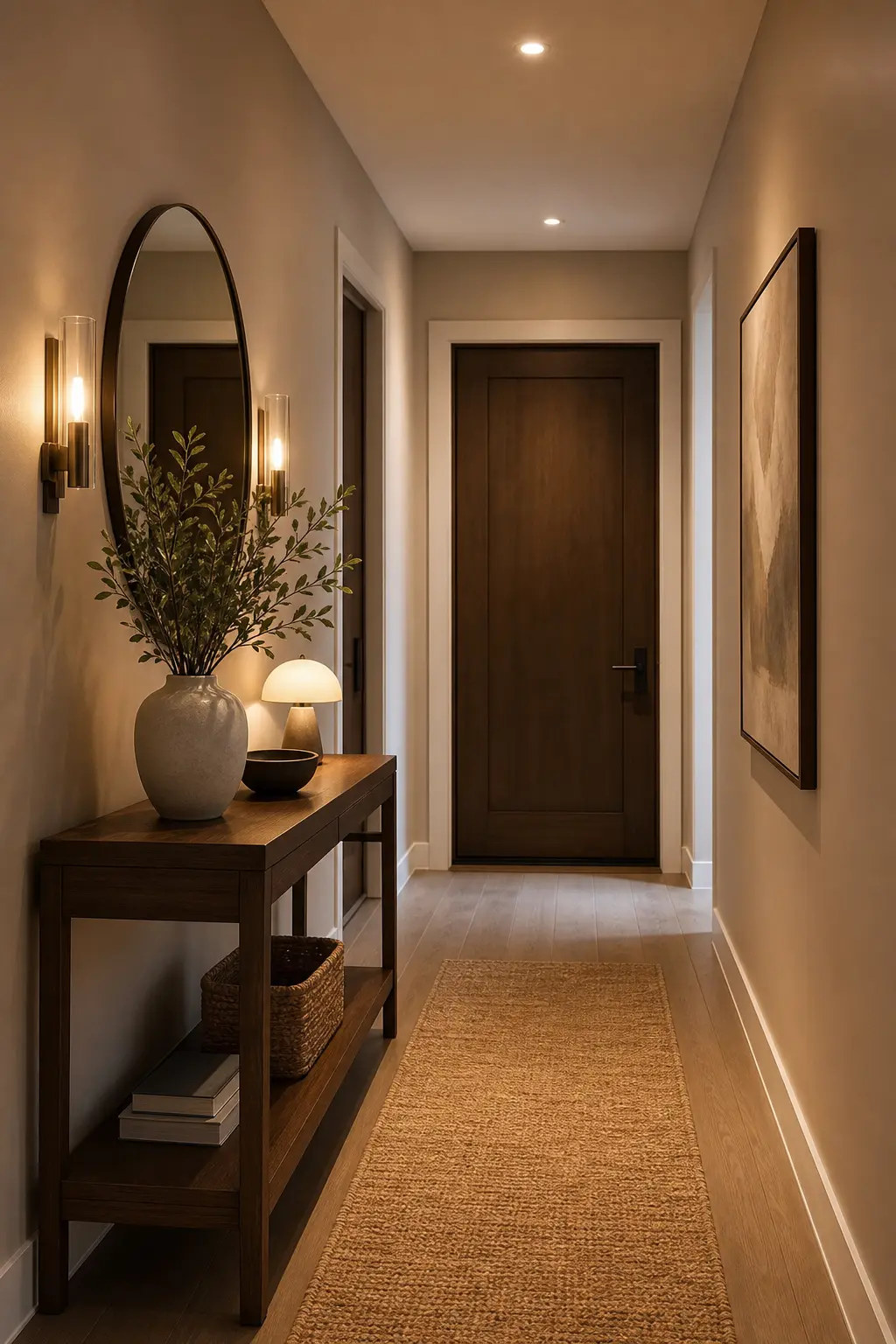 Modern Warm Aesthetic Hallway Decor Ideas