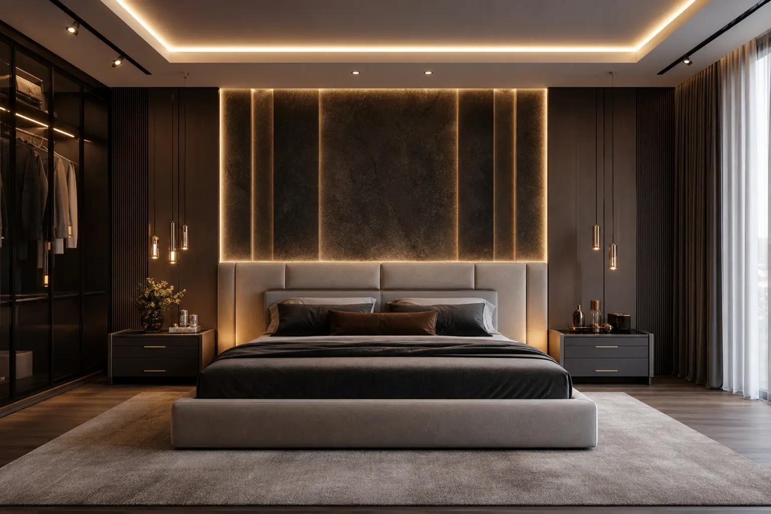 Modern Luxury Master Bedroom Interior Design Ideas