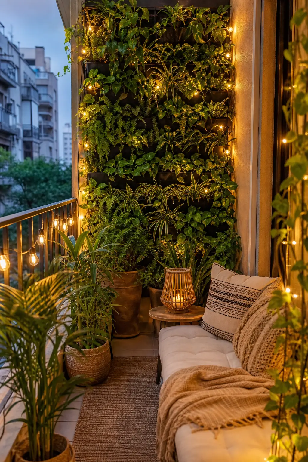 Boho Balcony Makeover Ideas with Plants
