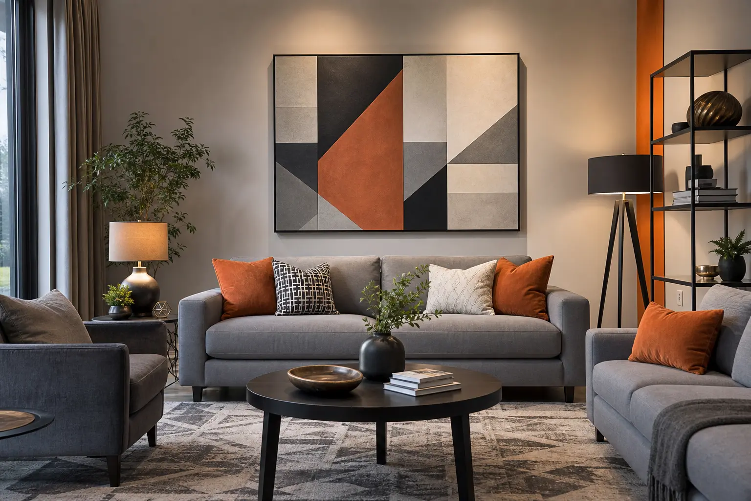 Modern Living Room Decor Ideas With Gray Sofas