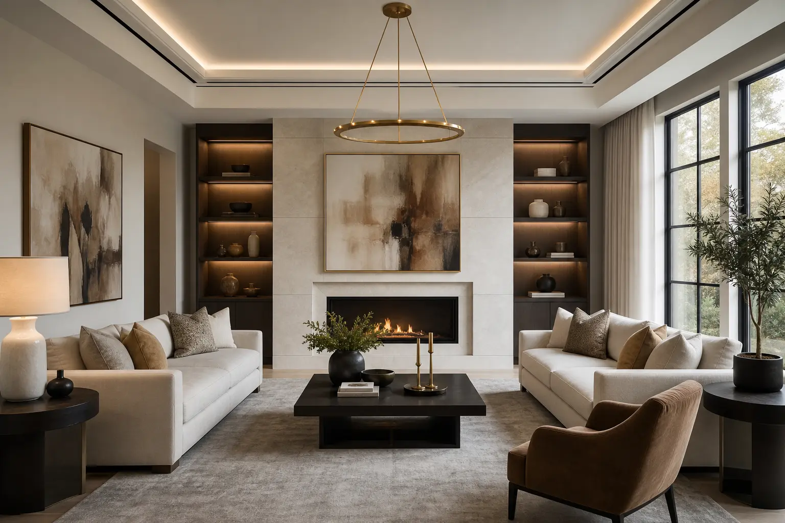 Modern Luxury Living Room Design