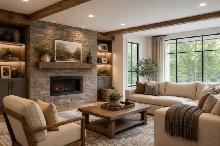 Modern Rustic Living Room Design Ideas