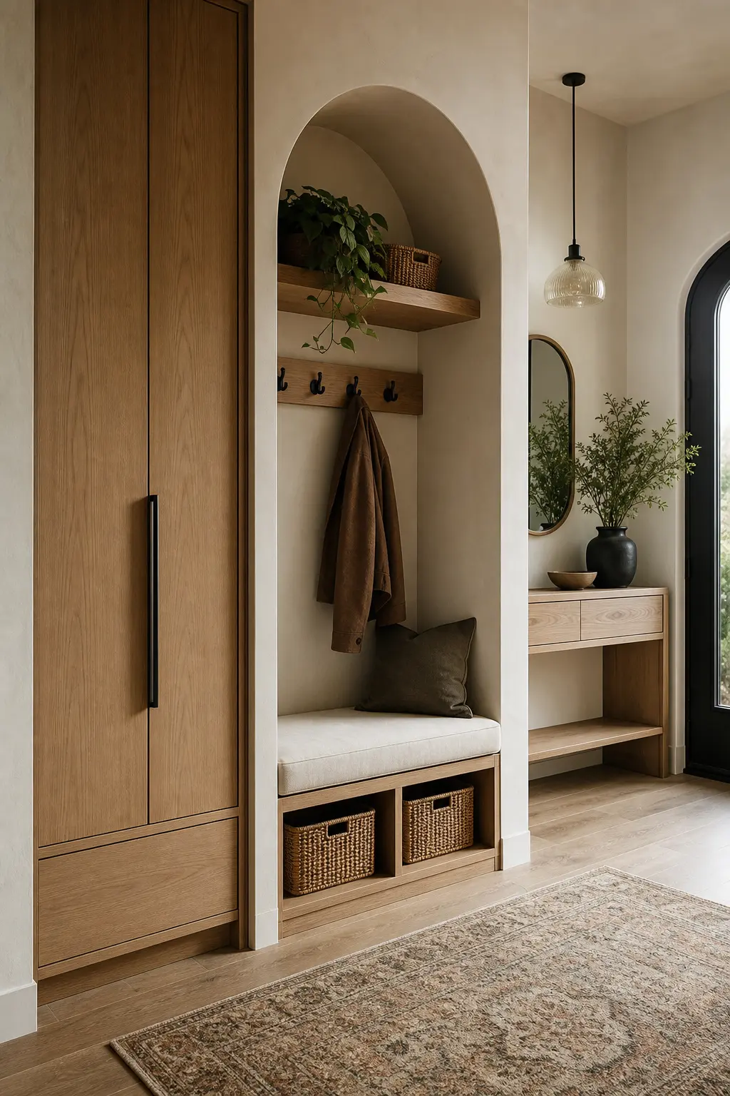 Modern Wooden Entryway Design Ideas