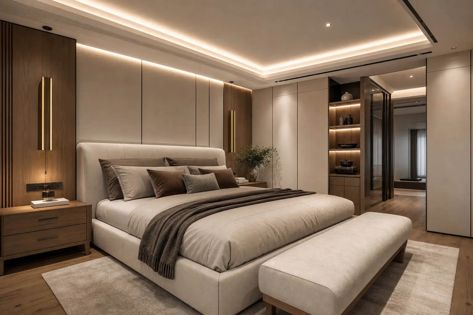 Modern Luxury Master Bedroom Interior Design Ideas