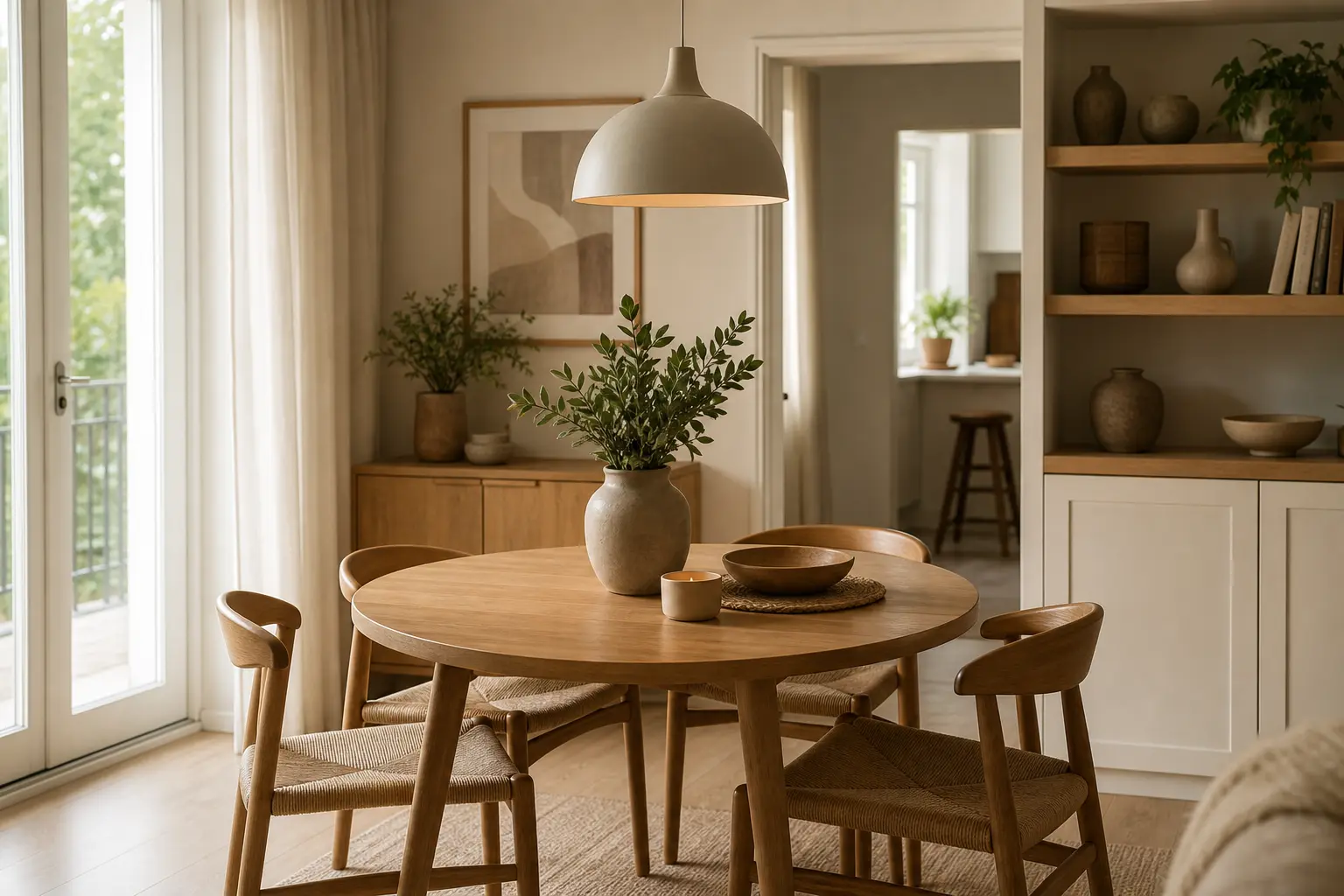 Cozy Scandinavian Dining Room Decor Ideas