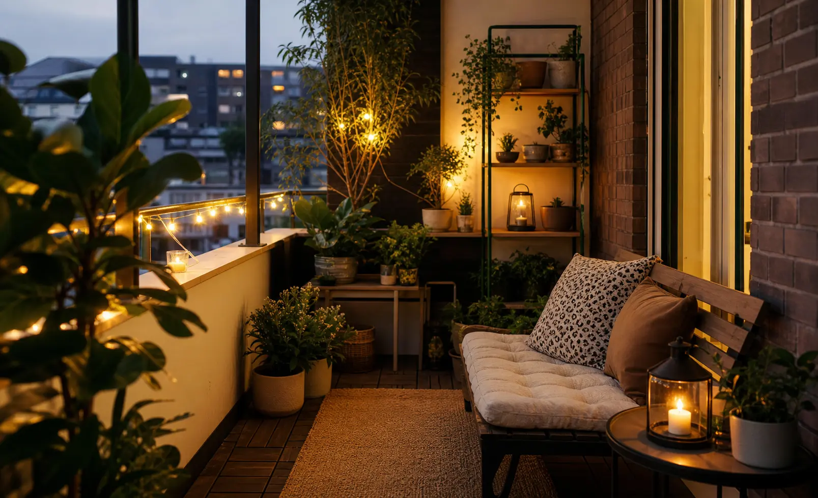 Small Apartment Balcony Decor Ideas