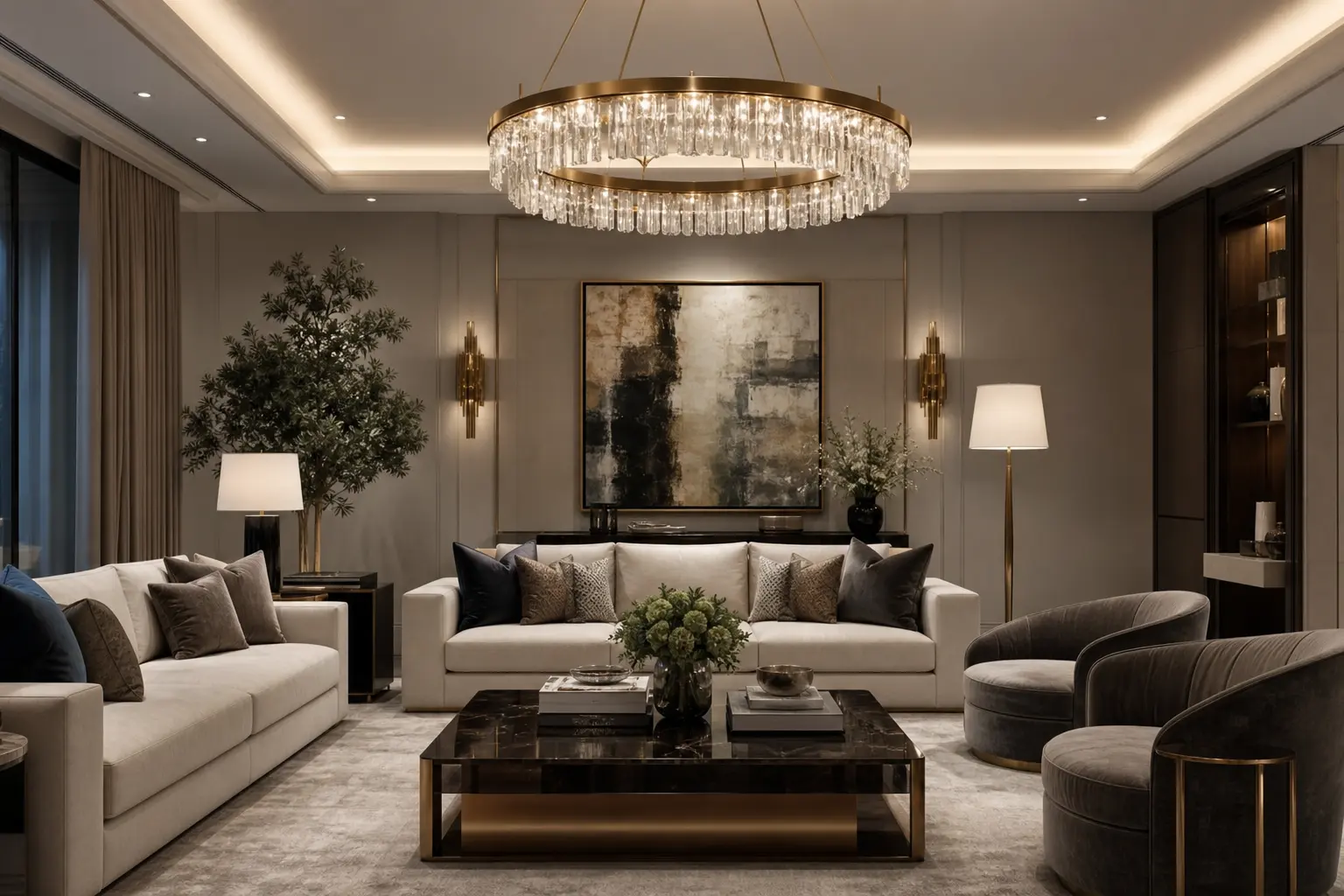 Modern Luxury Living Room Design