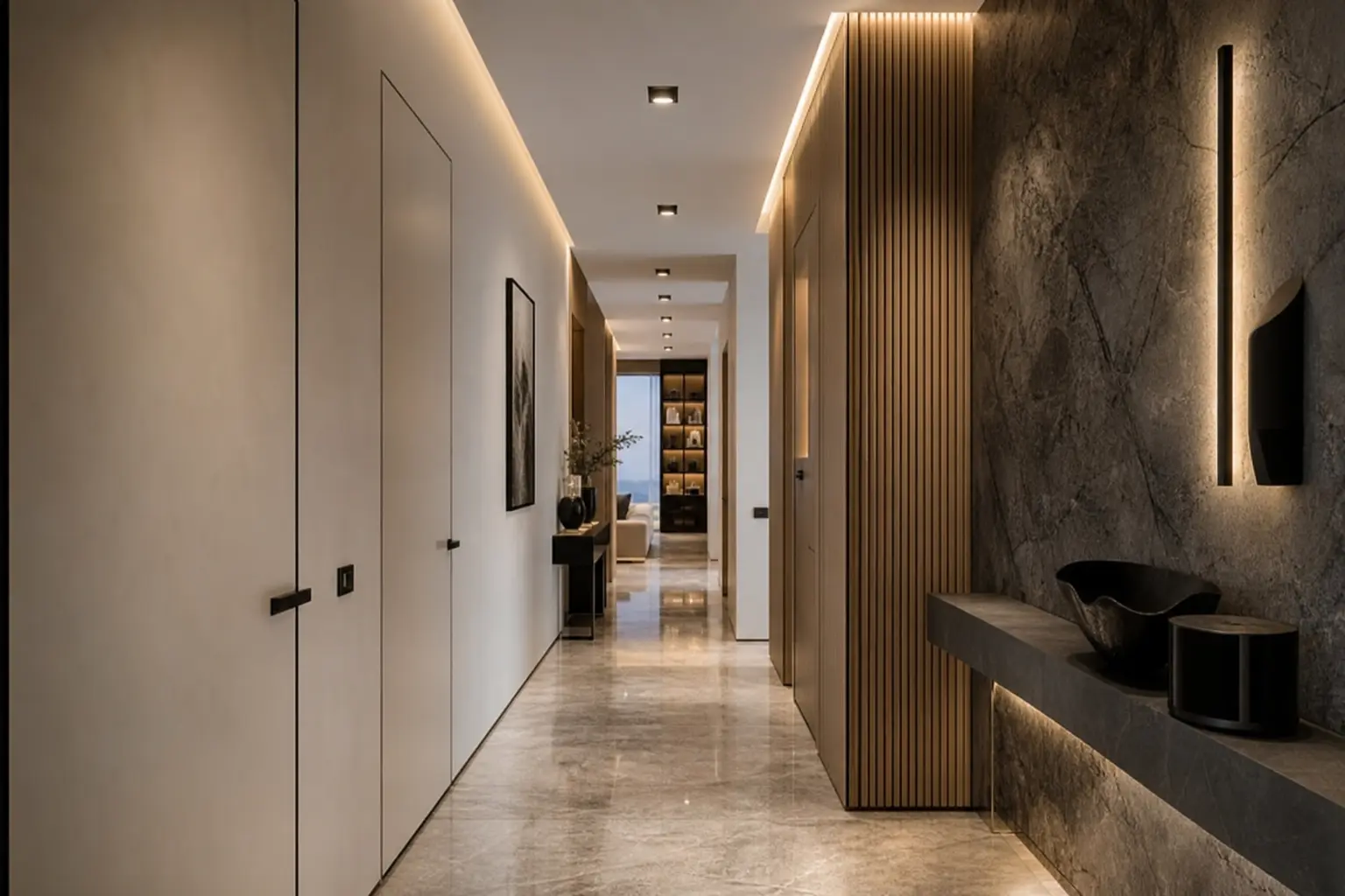 Modern Luxury Hallway Design Ideas