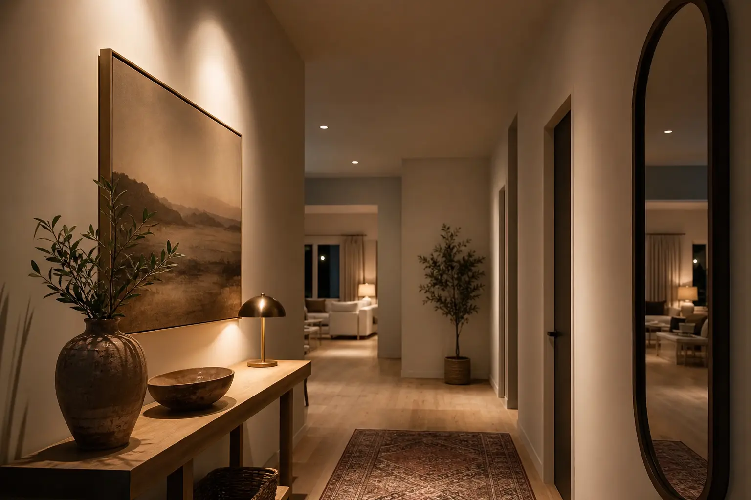 Modern Warm Aesthetic Hallway Decor Ideas