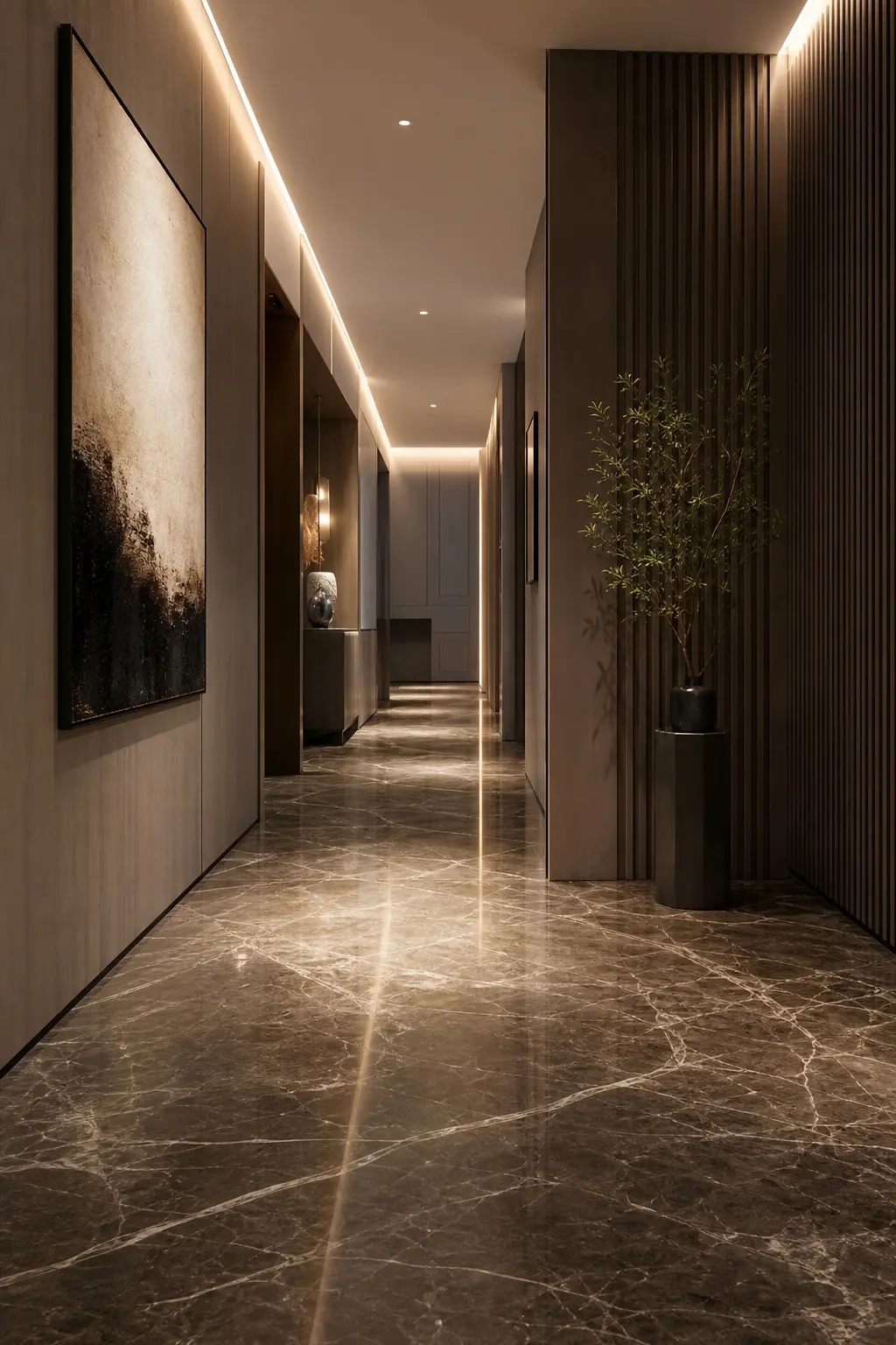 Modern Luxury Hallway Design Ideas