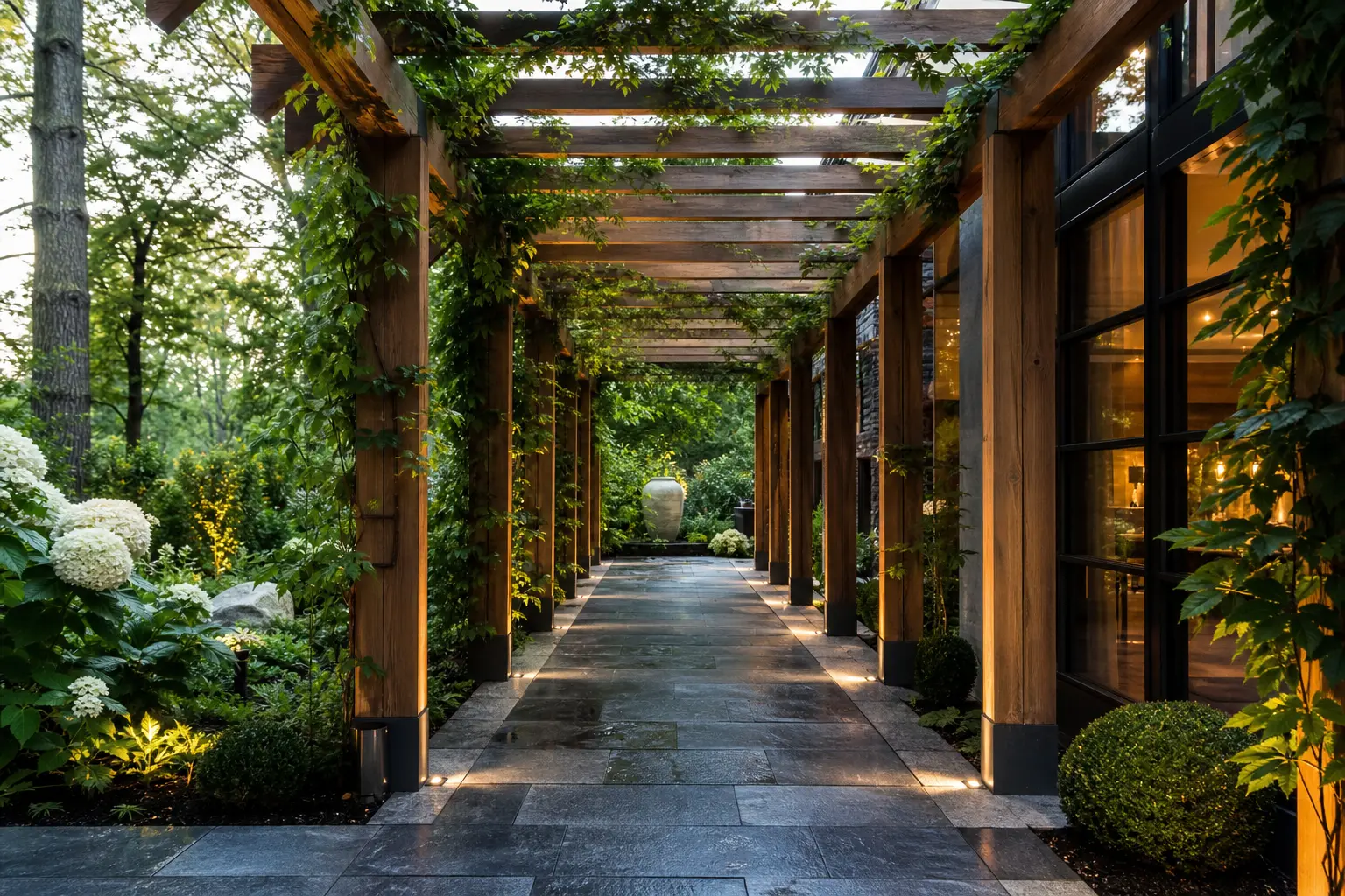 Modern Pergola Walkway Design Ideas