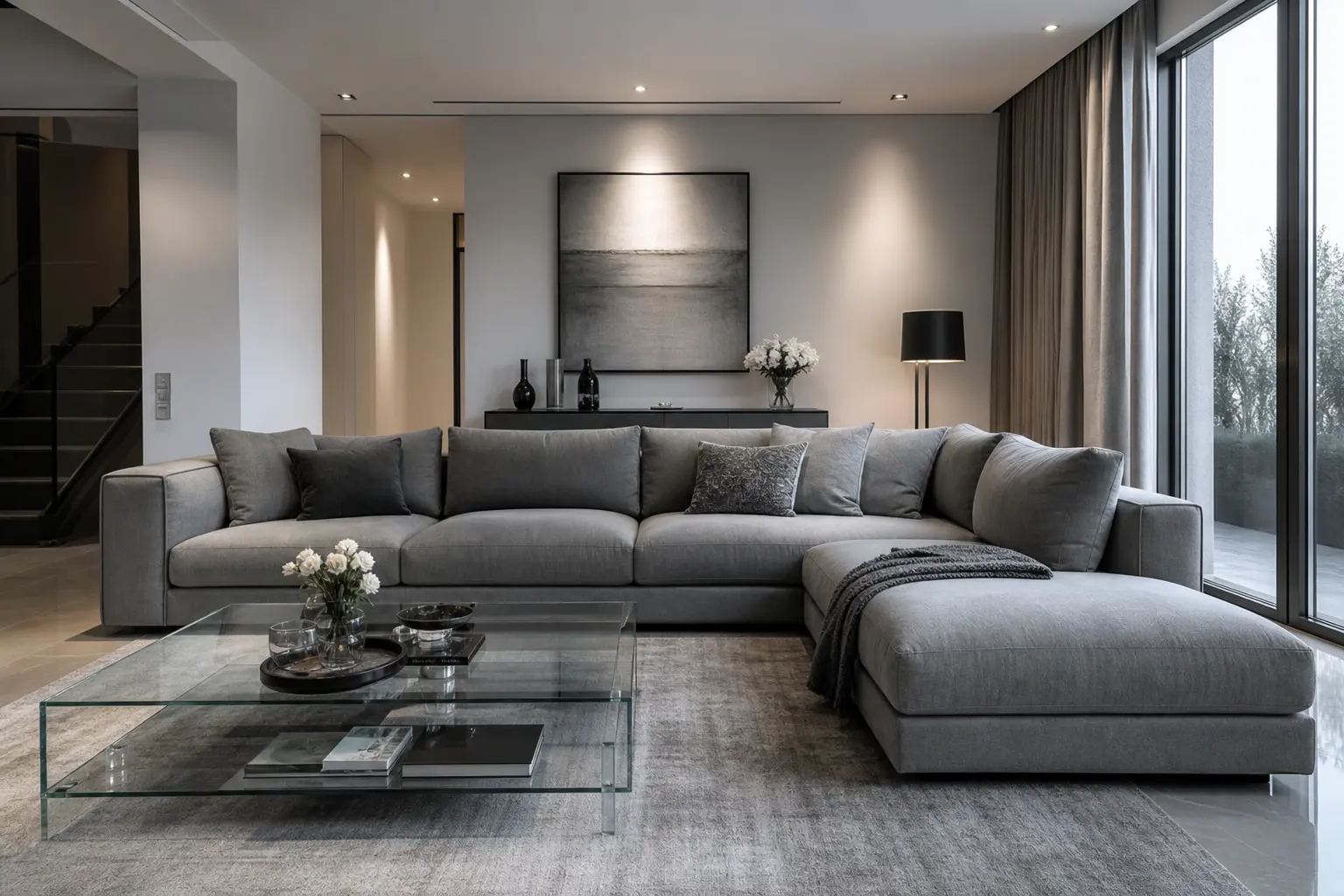 Modern Grey Living Room Decor Ideas